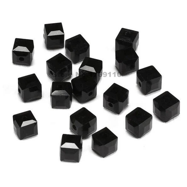 100pcs 6mm Austria Crystal Beads Glass Spacer Bead for Jewelry Making