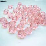 Pink 8*10mm 70pcs Rondelle Austria Crystal Glass Beads for Jewelry Making