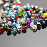 650pcs 3mm Bicone Austria Crystal Beads Glass Beads for DIY Jewelry Making