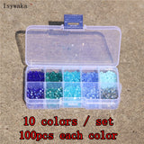 1000pcs 4mm Austria Crystal Beads Bicone Stone Jewelry Findings Glass