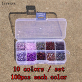 1000pcs 4mm Austria Crystal Beads Bicone Stone Jewelry Findings Glass