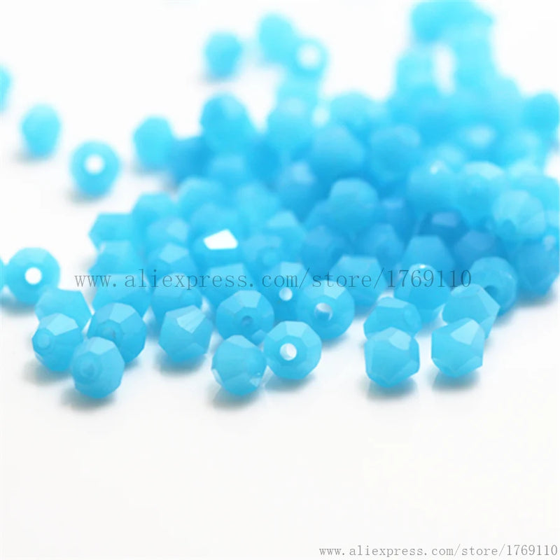 650pcs 3mm Bicone Austria Crystal Beads Glass Beads Spacer DIY Jewelry Making