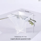 Cube Diamond Silicone Mould Epoxy Resin for Handicraft Decor