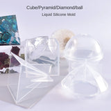 Cube Diamond Silicone Mould Epoxy Resin for Handicraft Decor