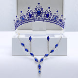 Bridal Jewelry Set - Crown and Necklace for Weddings