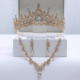 Bridal Jewelry Set - Crown Necklace for Wedding Party
