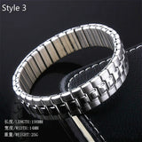 Italian Charms Stainless Steel Bracelet Metal Chain Elasticity Couple Jewelry