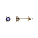 Italian S925 Sterling Silver Plated Crystal Earrings