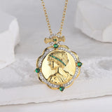 Italian Craftsmanship Gold-Plated Brushed Necklace