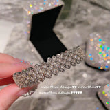 Italian Retro Lace Bracelet with Rhinestones