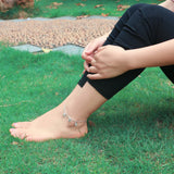 925 Sterling Silver Anklet Charm Bracelet Beach Accessory