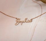 Personalized Name Necklace, Mother's Gift, Stainless Necklace
