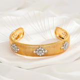 Adjustable Rings and Cuff Bangles Set - Silver Jewelry for Women