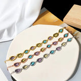 925 Silver Gemstone Bracelet Women's Style