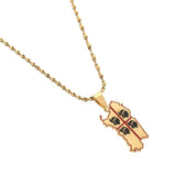 Sardinia Map Pendant Necklace Italian Maps Jewelry