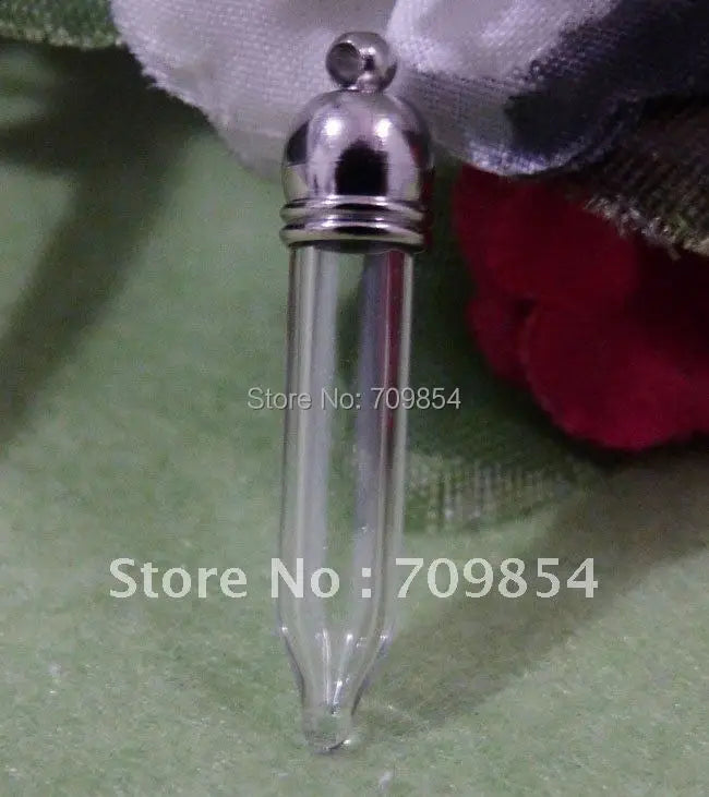 Back Rice Vial Wish Glass Bottle+Round Cap/#H0 DIY Gift