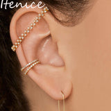 Crystal Earcuffs Earring For Women CZ Rhinestone Ear Wrap Earclips