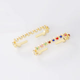 Crystal Earcuffs Earring For Women CZ Rhinestone Ear Wrap Earclips