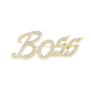 Itenice Crystal Metal Brooch for Boys