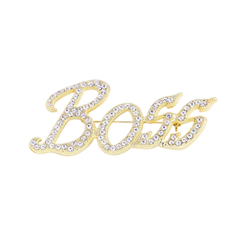 Itenice Crystal Metal Brooch for Boys