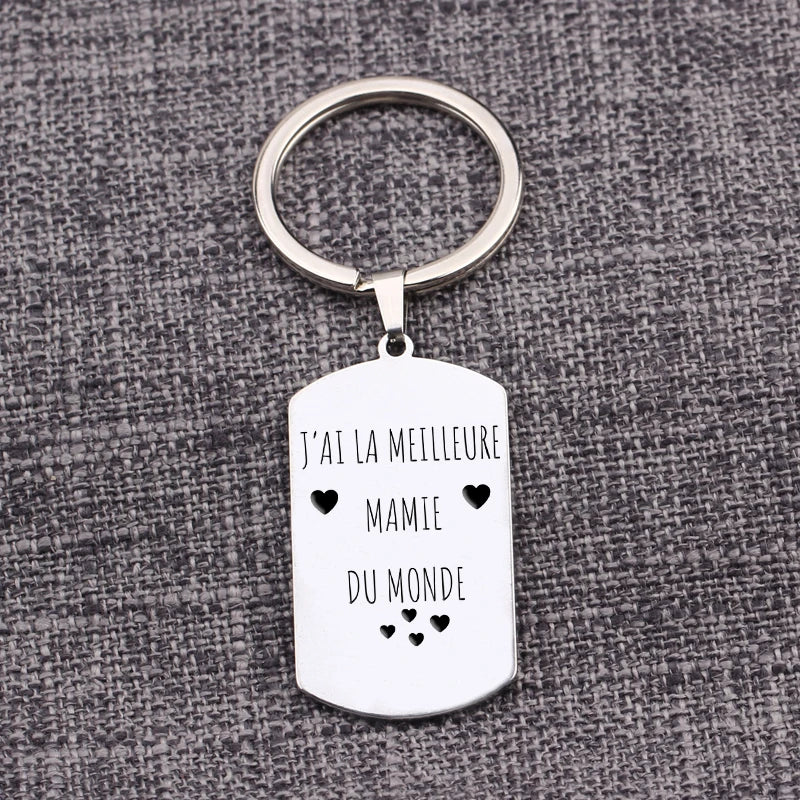 MEILLEURE MAMIE DU MONDE Keychain