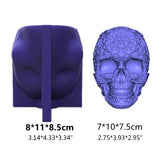 Skull Decorations Epoxy Resin Mold for DIY Crafts
