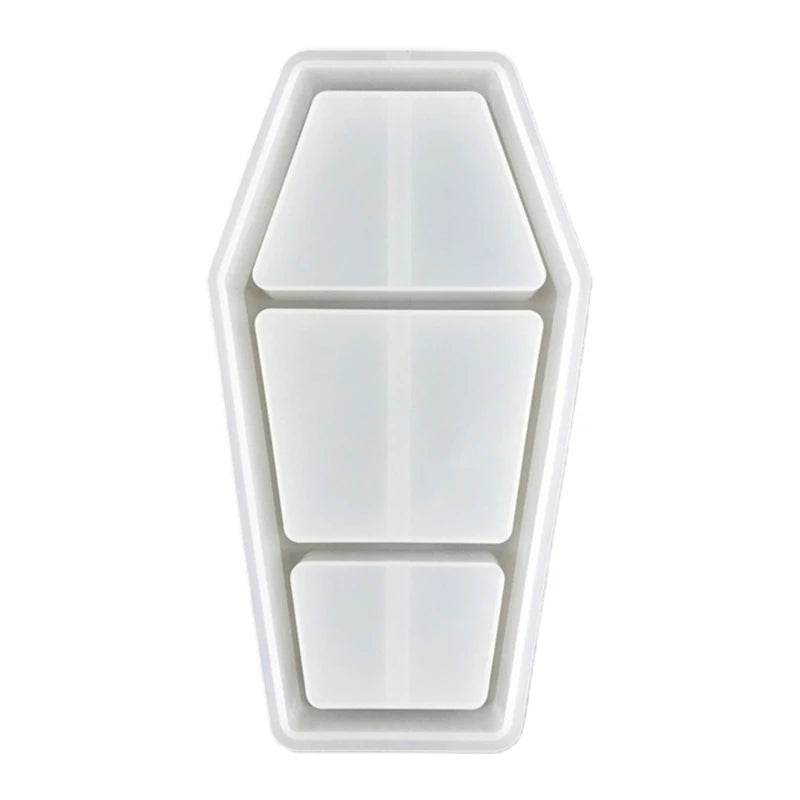 J60E Coffin Storage Box Epoxy Resin Mold Organizer Rack