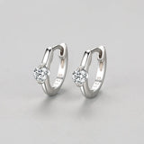 925 Silver Earrings with Diamond Entry Lux Ear Loop