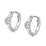 925 Silver Earrings with Diamond Entry Lux Ear Loop
