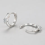 925 Silver Earrings with Diamond Entry Lux Ear Loop