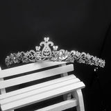 Zircon Wedding Party Bridal Crown, Wedding Head Jewelry
