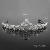 Zircon Wedding Party Bridal Crown, Wedding Head Jewelry