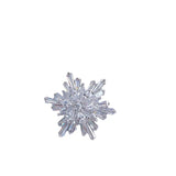 Christmas Snow Brooch Zircon Suit Dress Small Pin Party Gift