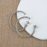 Hoop Earrings Classic Jewelry Round Ladies Earrings