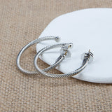 Hoop Earrings Classic Jewelry Round Ladies Earrings