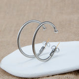 Hoop Earrings Classic Jewelry Round Ladies Earrings