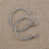 Hoop Earrings Classic Jewelry Round Ladies Earrings