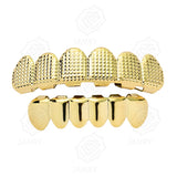 Hip Hop Silver Teeth Grillz Top & Bottom Grill - Party Jewelry