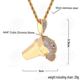 Creative Ice Cream Pendant Necklace for Women