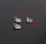 925 Silver Beads Tag Bracelet Natural Stone Gemstone Gift
