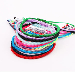 Adjustable Woven String Friendship Bracelet Men Women Jewelry