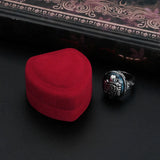 Velvet Heart Jewelry Display Box - Earring Storage Case