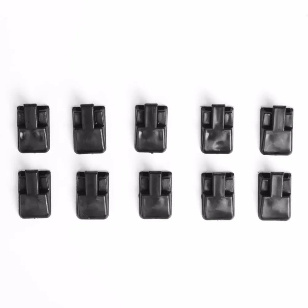 10Pcs Plastic Frosted Jewelry Display Ring Stand 3 Colors