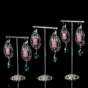 Arrival 3 Pcs Alloy Earrings Display T-Shape Stand Showcase