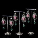 Arrival 3 Pcs Alloy Earrings Display T-Shape Stand Showcase