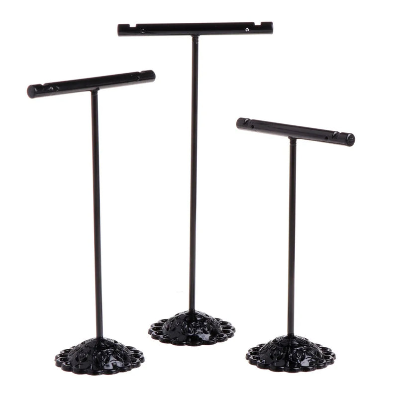 Arrival 3 Pcs Alloy Earrings Display T-Shape Stand Showcase