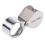 10x 20x Magnifying Magnifier Glass Jewellers Jewelry Loop Loupe
