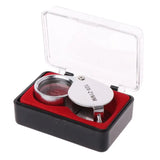 10x 20x Magnifying Magnifier Glass Jewellers Jewelry Loop Loupe