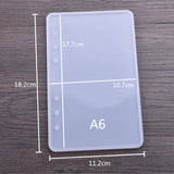 Mirror Surface Glue Drop Mold Silicone Mold DIY Crafts Notebook Shaped A5 A6 A7