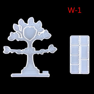 Photo Frame Tree Hanging Pendant Epoxy Resin Mold Desktop Decorations